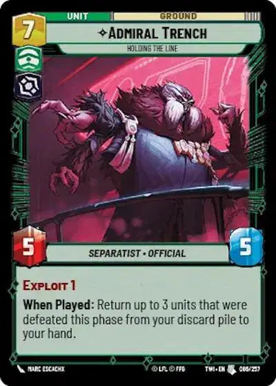 Admiral Trench - Holding the Line - TWI-086 - Twilight of the Republic