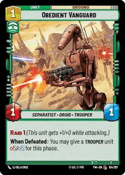 Obedient Vanguard - TWI-104 - Twilight of the Republic