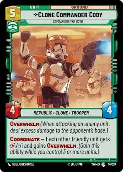 Clone Commander Cody - Commanding the 212th - TWI-114 - Twilight of the Republic