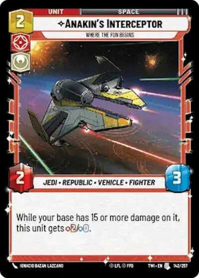 Anakin's Interceptor - Where the Fun Begins - TWI-142 - Twilight of the Republic