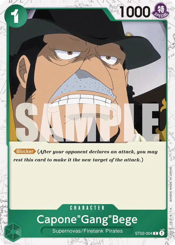 Capone"Gang"Bege (ST02-004) (Jolly Roger Foil) - ST02-004 - Premium Booster