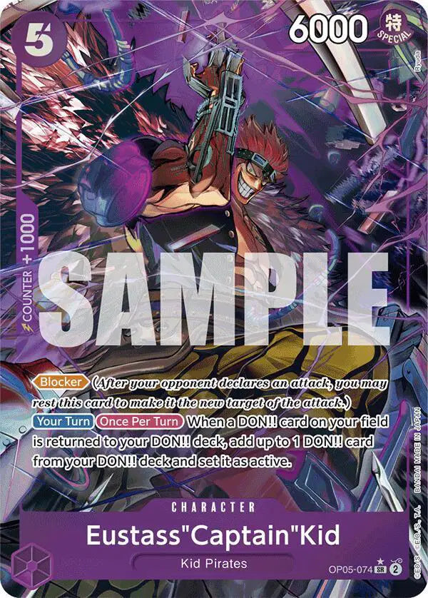 Eustass"Captain"Kid (OP05-074) (Alternate Art) - OP05-074 - Premium Booster