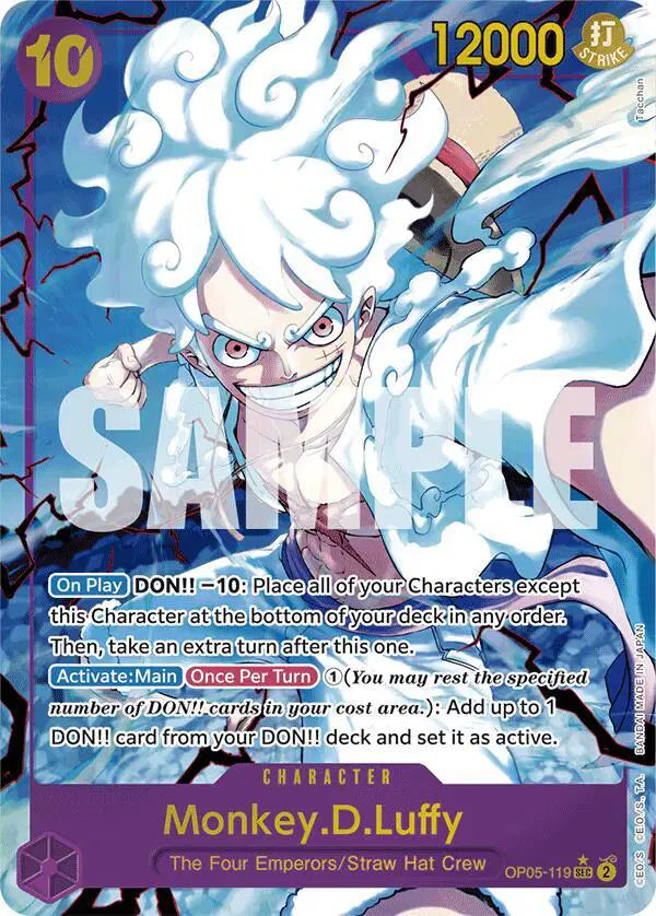Monkey.D.Luffy (Alternate Art) - OP05-119 - Premium Booster