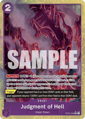 Judgment of Hell (Alternate Art) - OP02-089 - Premium Booster