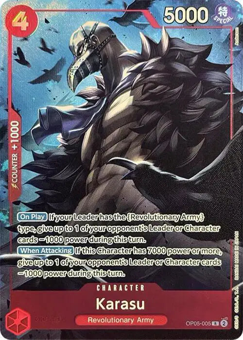 Karasu (Premium Card Collection -Best Selection Vol. 2-) - OP05-005 - One Piece Promotion Cards