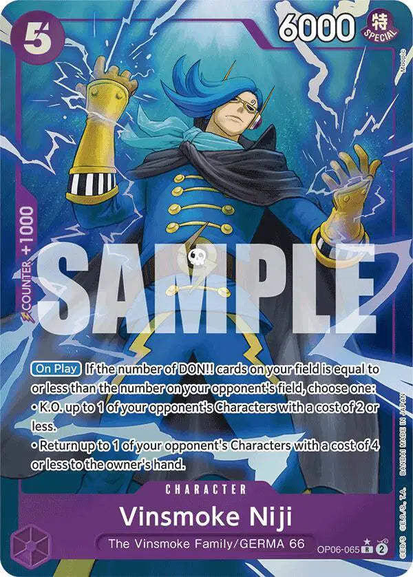 Vinsmoke Niji (OP06-065) (Full Art) - OP06-065 - Premium Booster