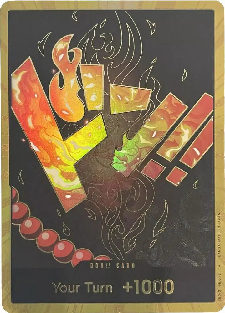 DON!! Card (Ace) (Gold) - N/A - Premium Booster