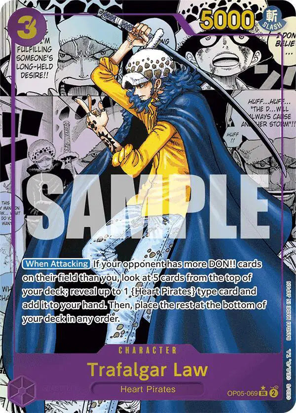 Trafalgar Law (OP05-069) (Manga) - OP05-069 - Premium Booster