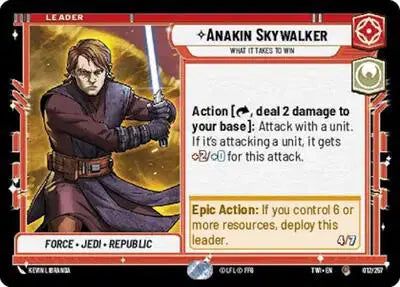 Anakin Skywalker - What it Takes to Win - TWI-012 - Twilight of the Republic