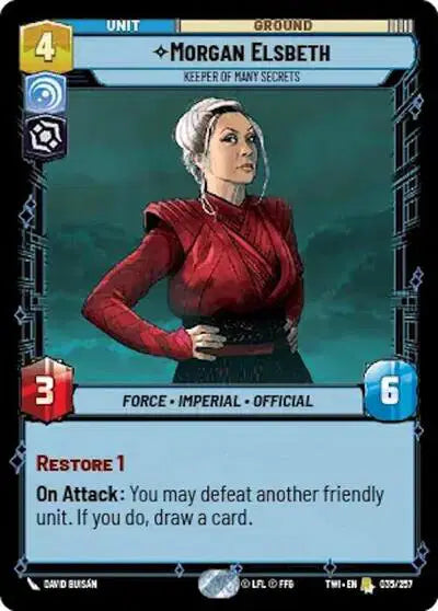 Morgan Elsbeth - Keeper of Many Secrets - TWI-035 - Twilight of the Republic