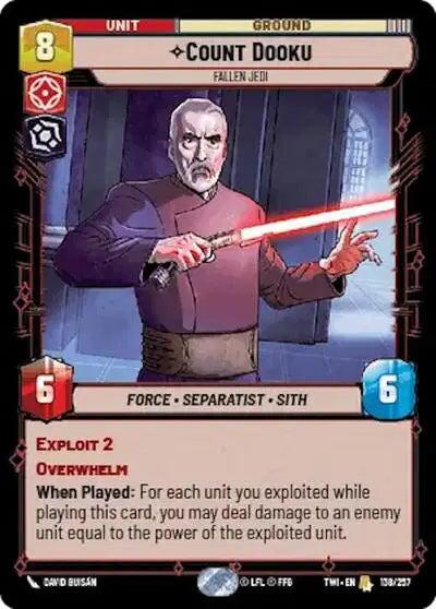 Count Dooku - Fallen Jedi - TWI-138 - Twilight of the Republic