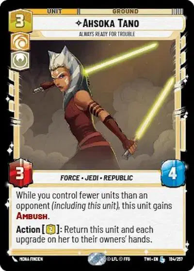 Ahsoka Tano - Always Ready For Trouble - TWI-194 - Twilight of the Republic