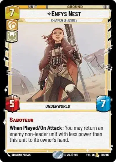 Enfys Nest - Champion of Justice - TWI-198 - Twilight of the Republic