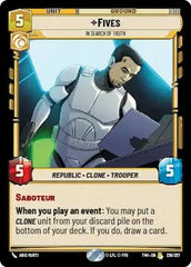 Fives - In Search of Truth - TWI-216 - Twilight of the Republic