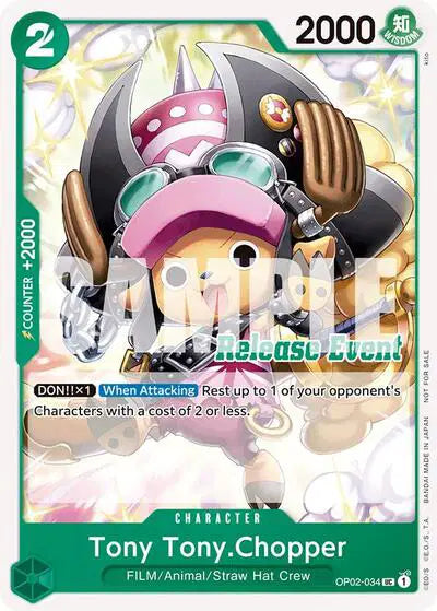 Tony Tony.Chopper (ST15 - ST20 Release Event Pack) - OP02-034 - One Piece Promotion Cards