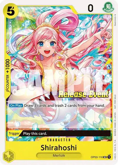 Shirahoshi (ST15 - ST20 Release Event Pack) - OP03-116 - One Piece Promotion Cards