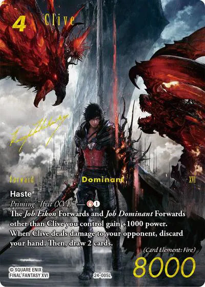 Clive (Full Art Signature) - 24-005L - Hidden Legends