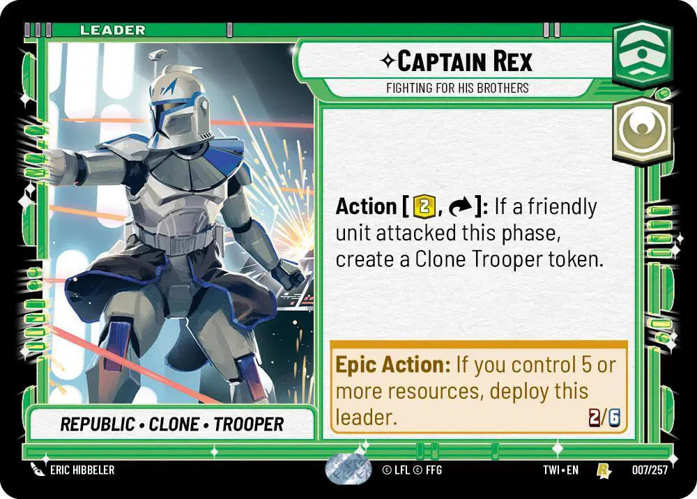 Captain Rex - Fighting For His Brothers - TWI-007 - Twilight of the Republic