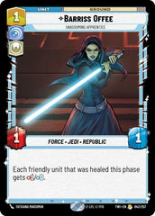 Barriss Offee - Unassuming Apprentice - TWI-042 - Twilight of the Republic