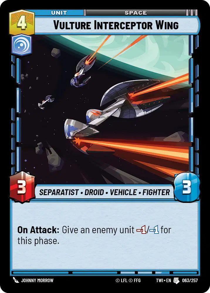 Vulture Interceptor Wing - TWI-063 - Twilight of the Republic