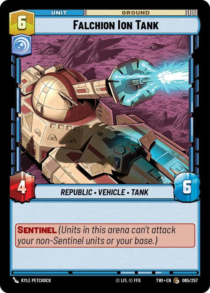 Falchion Ion Tank - TWI-065 - Twilight of the Republic
