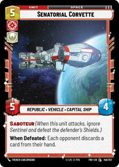 Senatorial Corvette - TWI-148 - Twilight of the Republic
