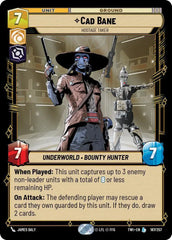 Cad Bane - Hostage Taker - TWI-187 - Twilight of the Republic