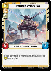 Republic Attack Pod - TWI-197 - Twilight of the Republic