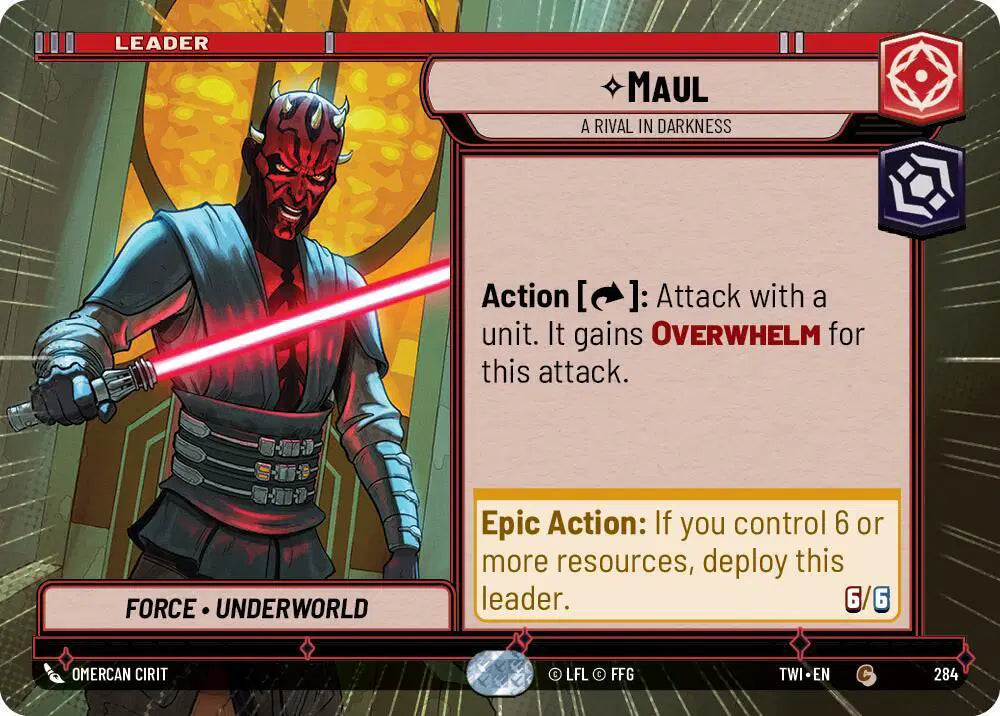 Maul - A Rival in Darkness (Hyperspace) - TWI-284 - Twilight of the Republic