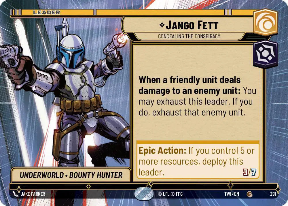 Jango Fett - Concealing the Conspiracy (Hyperspace) - TWI-291 - Twilight of the Republic