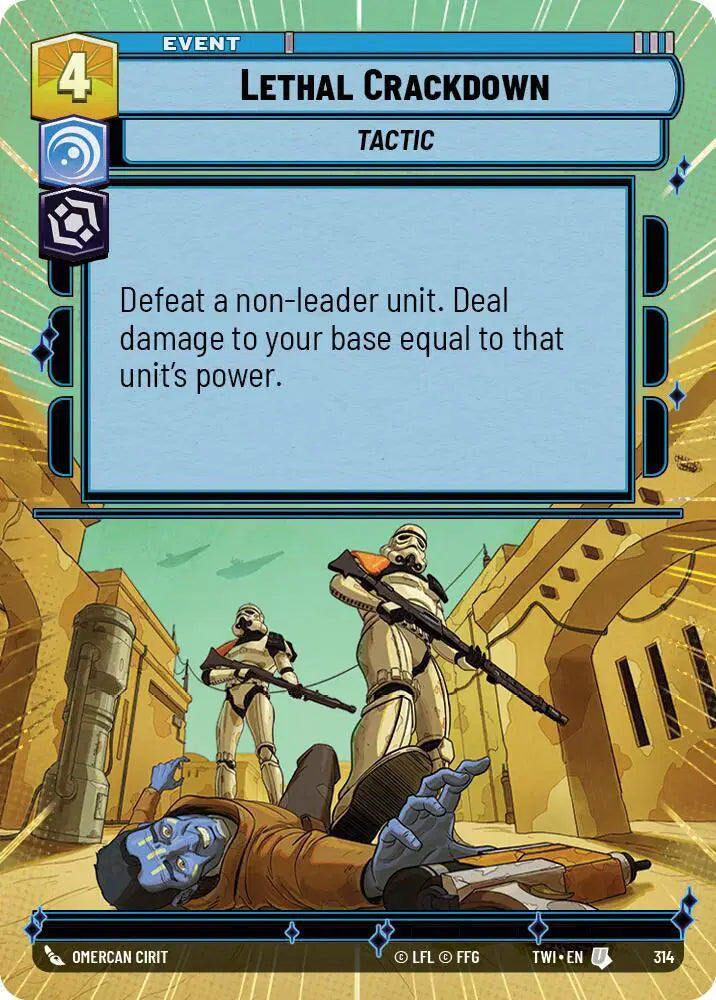 Lethal Crackdown (Hyperspace) - TWI-314 - Twilight of the Republic