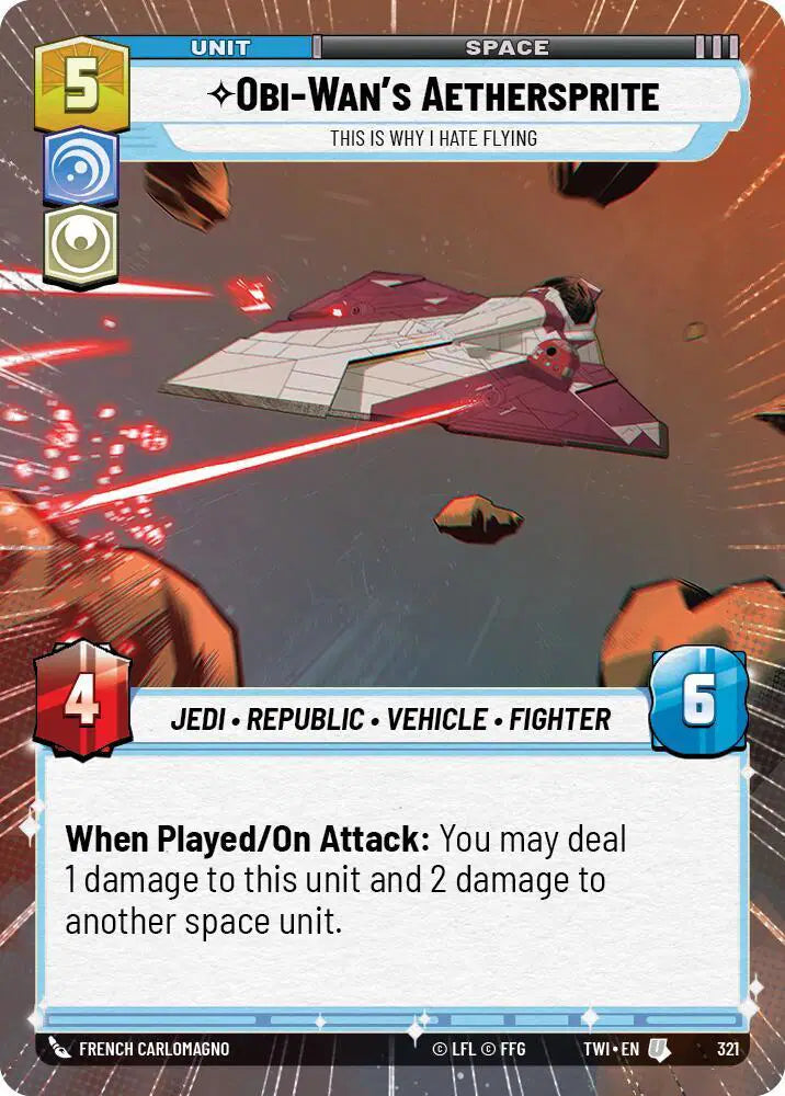 Obi-Wan's Aethersprite - This is Why I Hate Flying (Hyperspace) - TWI-321 - Twilight of the Republic