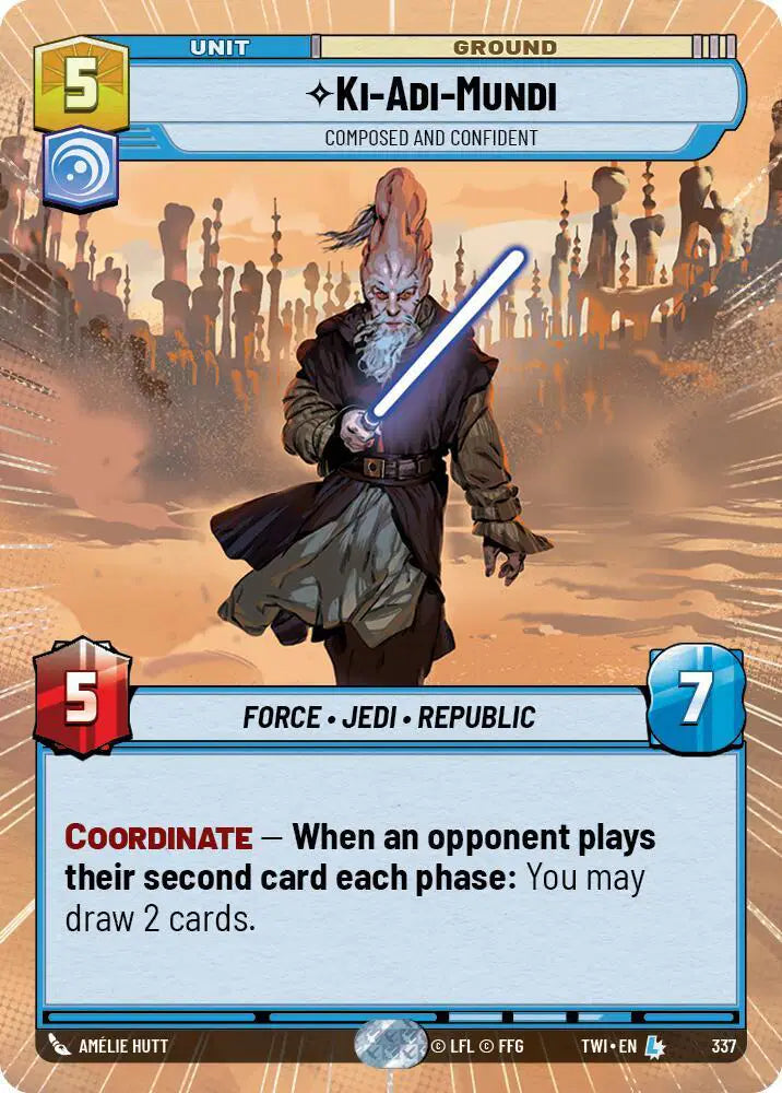 Ki-Adi-Mundi - Composed and Confident (Hyperspace) - TWI-337 - Twilight of the Republic