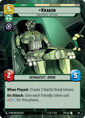Kraken - Confederate Tactician (Hyperspace) - TWI-356 - Twilight of the Republic