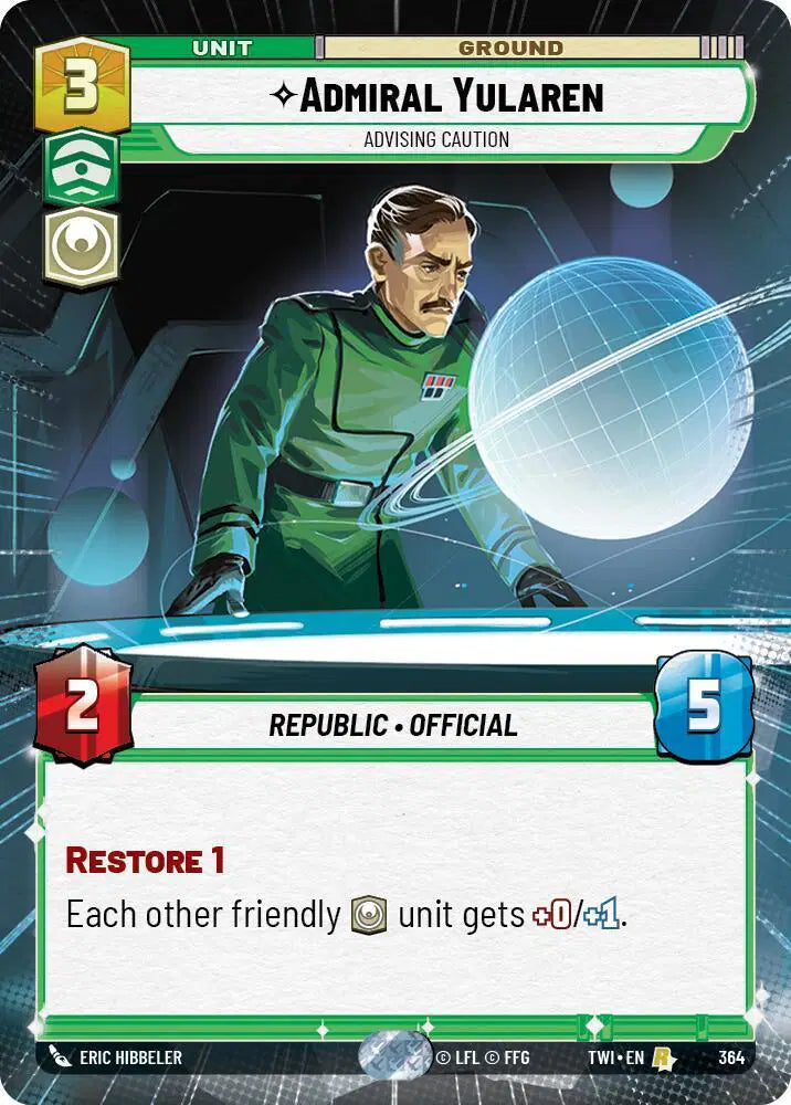 Admiral Yularen - Advising Caution (Hyperspace) - TWI-364 - Twilight of the Republic
