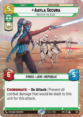 Aayla Secura - Master of the Blade (Hyperspace) - TWI-368 - Twilight of the Republic