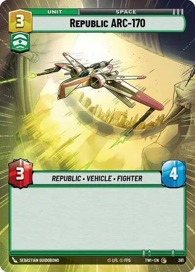 Republic ARC-170 (Hyperspace) - TWI-381 - Twilight of the Republic