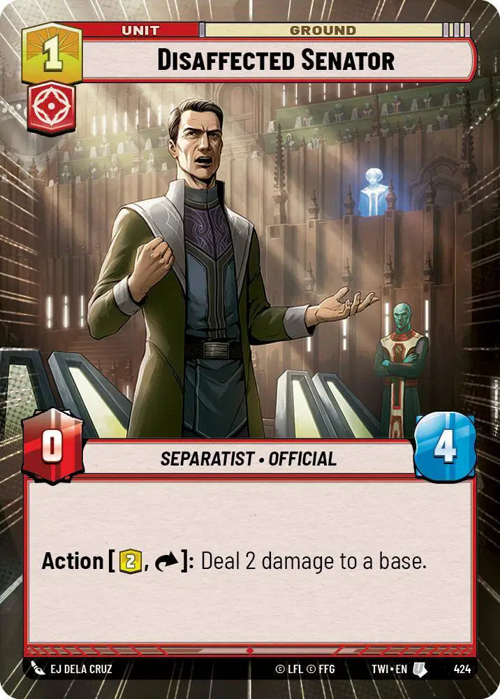 Disaffected Senator (Hyperspace) - TWI-424 - Twilight of the Republic