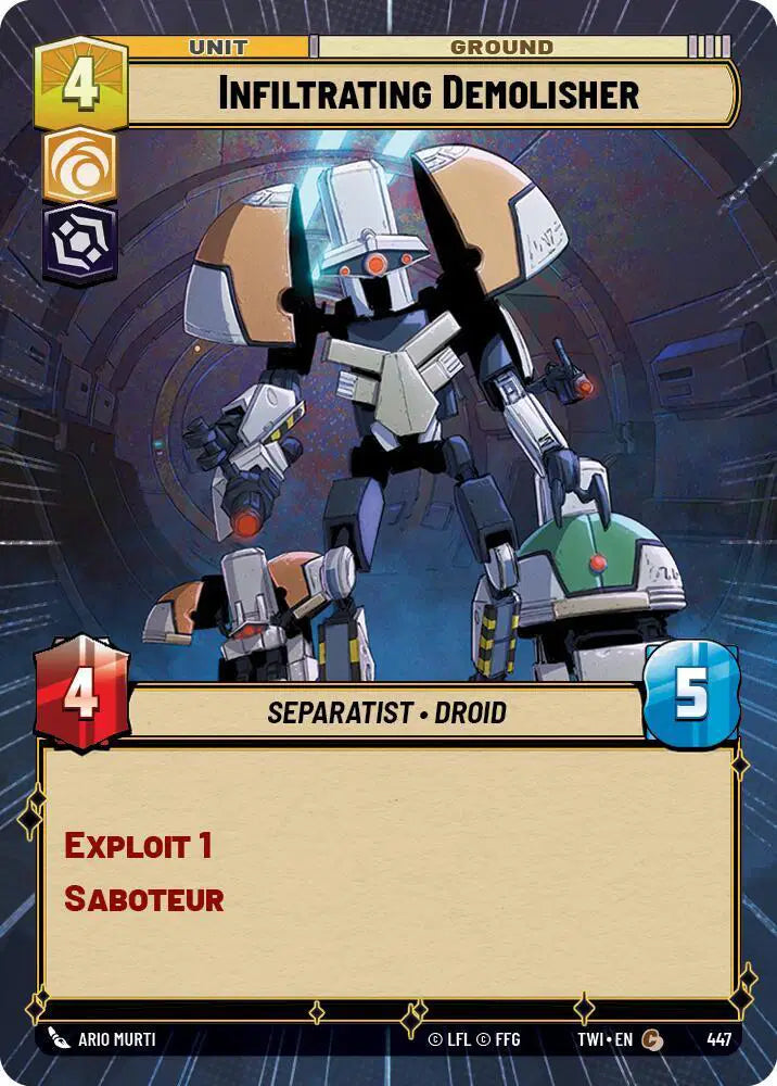 Infiltrating Demolisher (Hyperspace) - TWI-447 - Twilight of the Republic