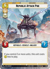 Republic Attack Pod (Hyperspace) - TWI-462 - Twilight of the Republic