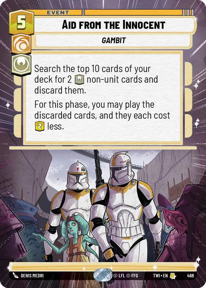 Aid from the Innocent (Hyperspace) - TWI-466 - Twilight of the Republic