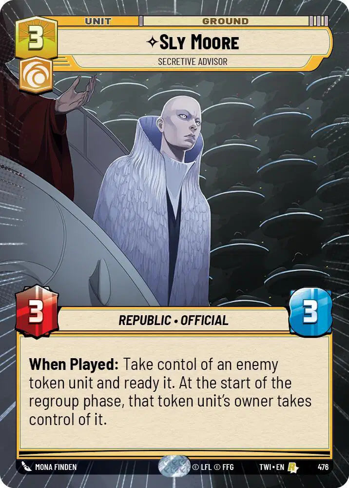 Sly Moore - Secretive Advisor (Hyperspace) - TWI-476 - Twilight of the Republic