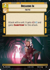 Breaking In (Hyperspace) - TWI-489 - Twilight of the Republic
