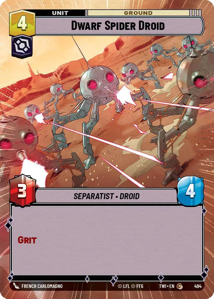Dwarf Spider Droid (Hyperspace) - TWI-494 - Twilight of the Republic