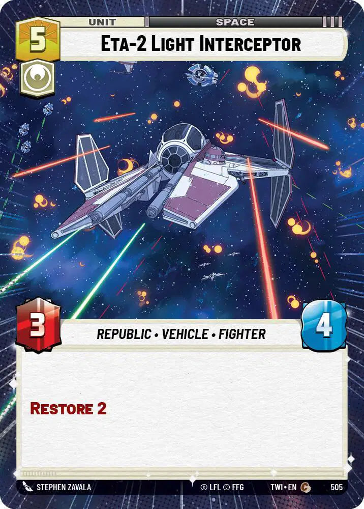 Eta-2 Light Interceptor (Hyperspace) - TWI-505 - Twilight of the Republic