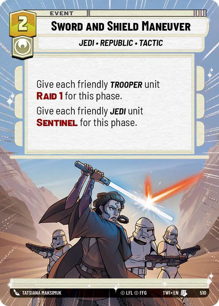 Sword and Shield Maneuver (Hyperspace) - TWI-510 - Twilight of the Republic