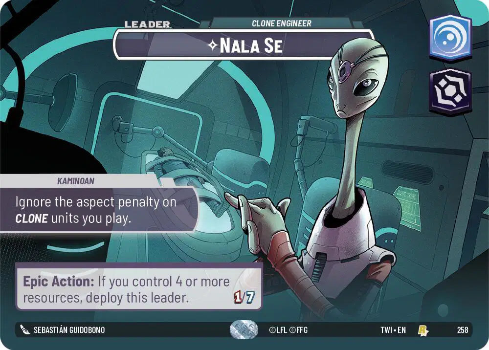 Nala Se - Clone Engineer (Showcase) - TWI-258 - Twilight of the Republic