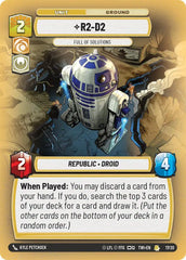 R2-D2 - Full of Solutions - TWIP-193 - Twilight of the Republic: Weekly Play Promos