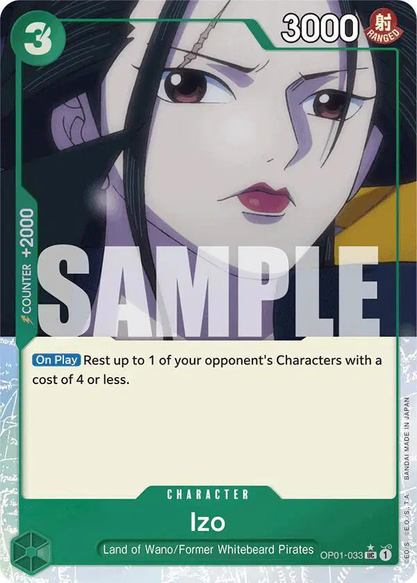 Izo (OP01-033) (Full Art) - OP01-033 - Premium Booster