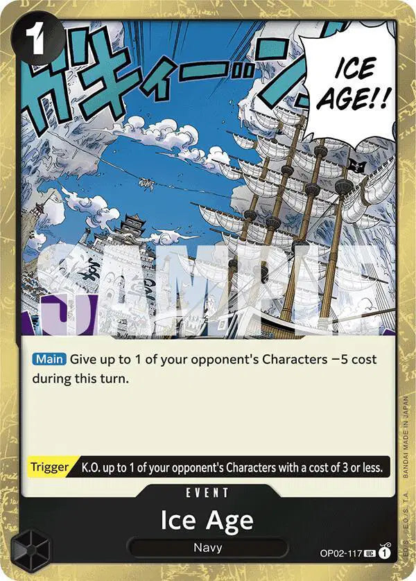 Ice Age (Jolly Roger Foil) - OP02-117 - Premium Booster